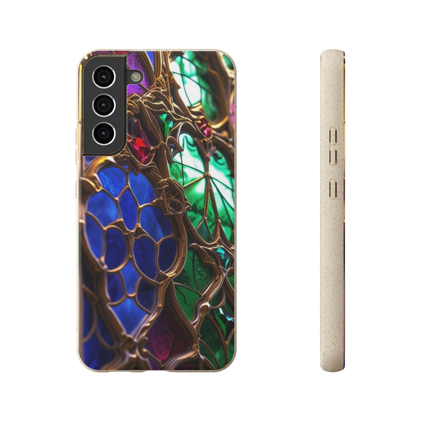 Eco-Friendly Biodegradable Phone Case - Stained Glass