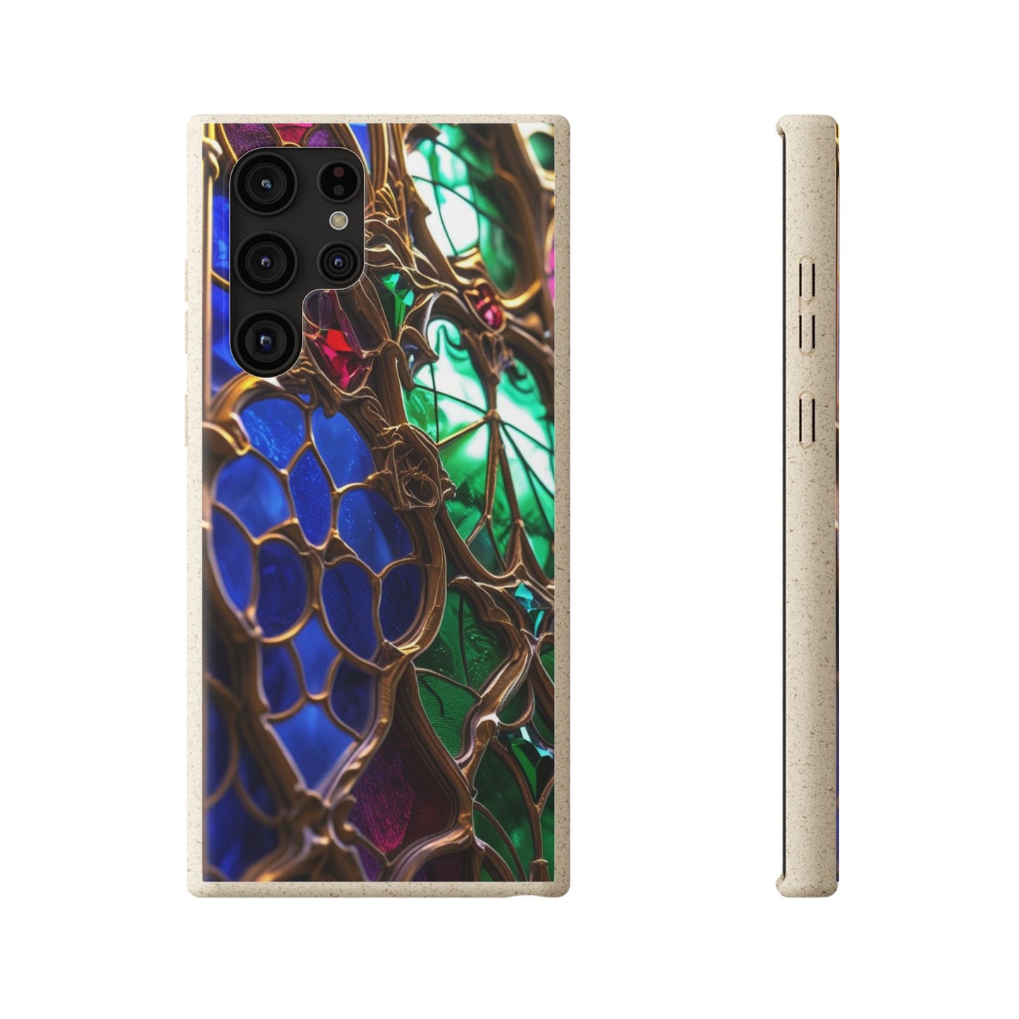 Eco-Friendly Biodegradable Phone Case - Stained Glass