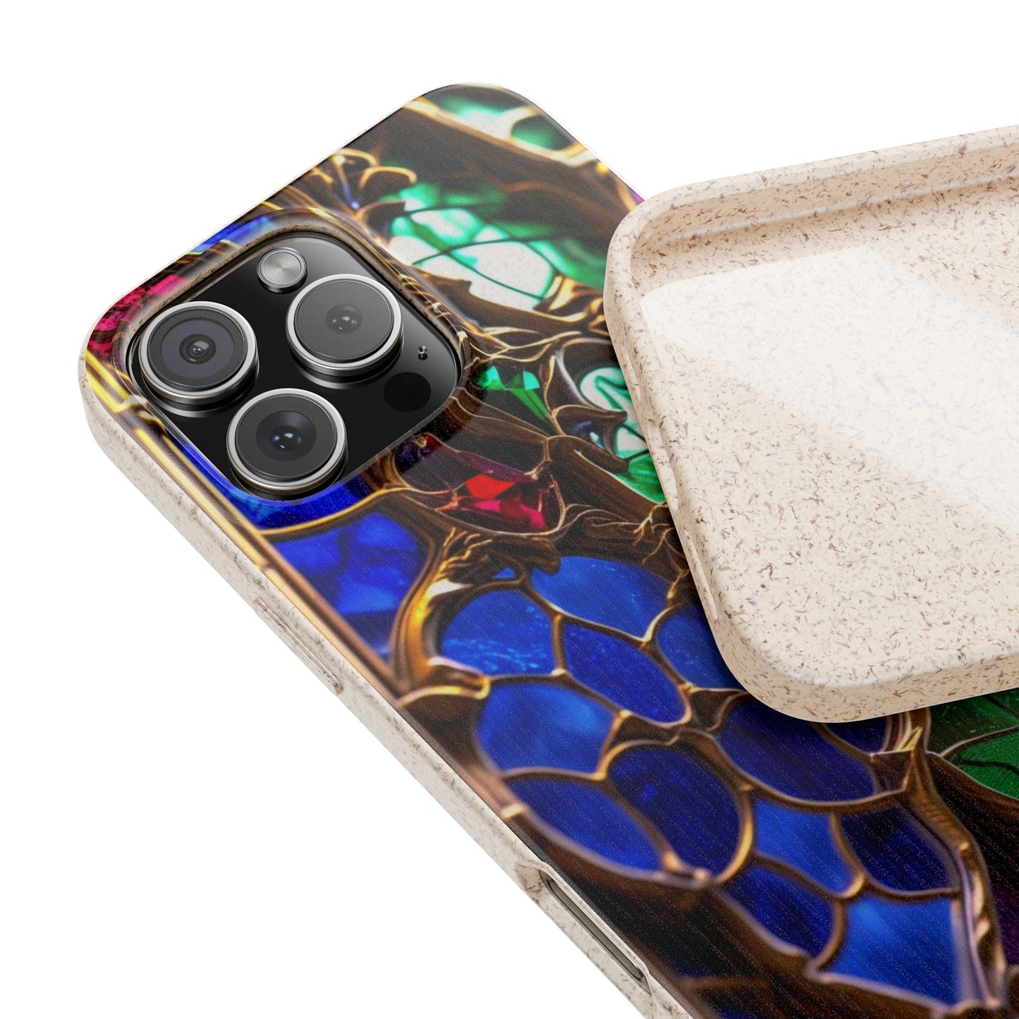 Eco-Friendly Biodegradable Phone Case - Stained Glass