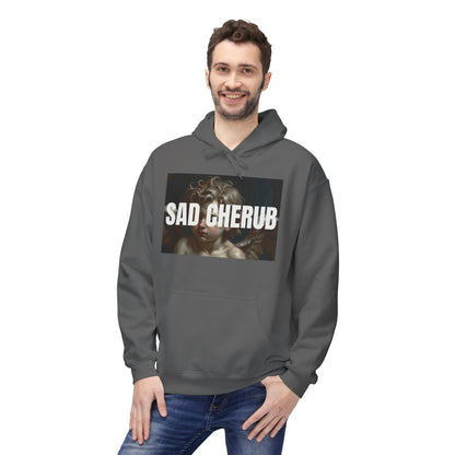 Sad Cherub Fleece Hoodie - Cozy Essentials