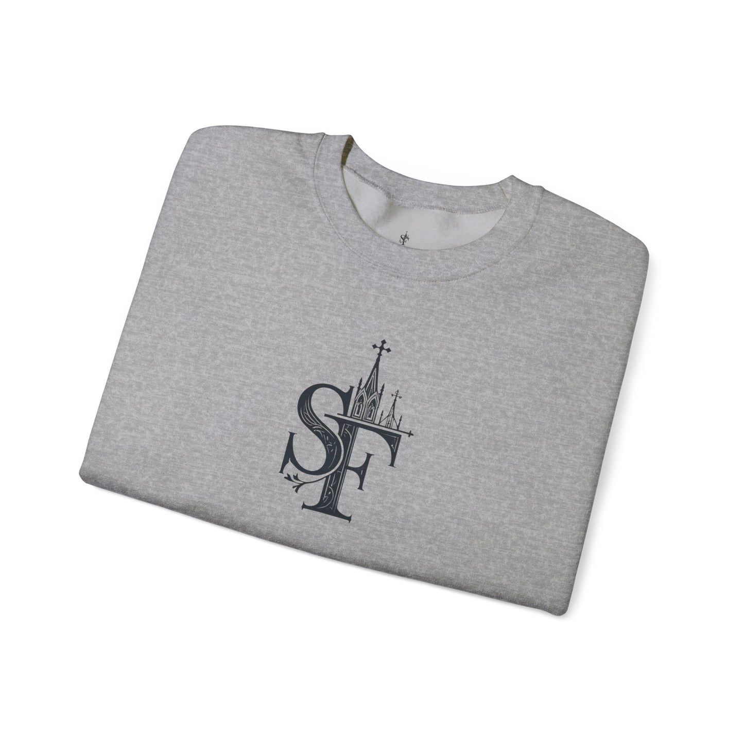 Dark Sweatshirt with SF Graphic - Cozy Essentials