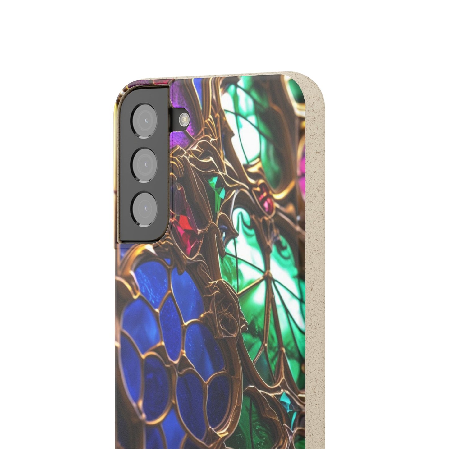 Eco-Friendly Biodegradable Phone Case - Stained Glass