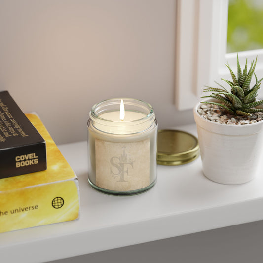 Spires and Facts Coconut Apricot Scented Candles