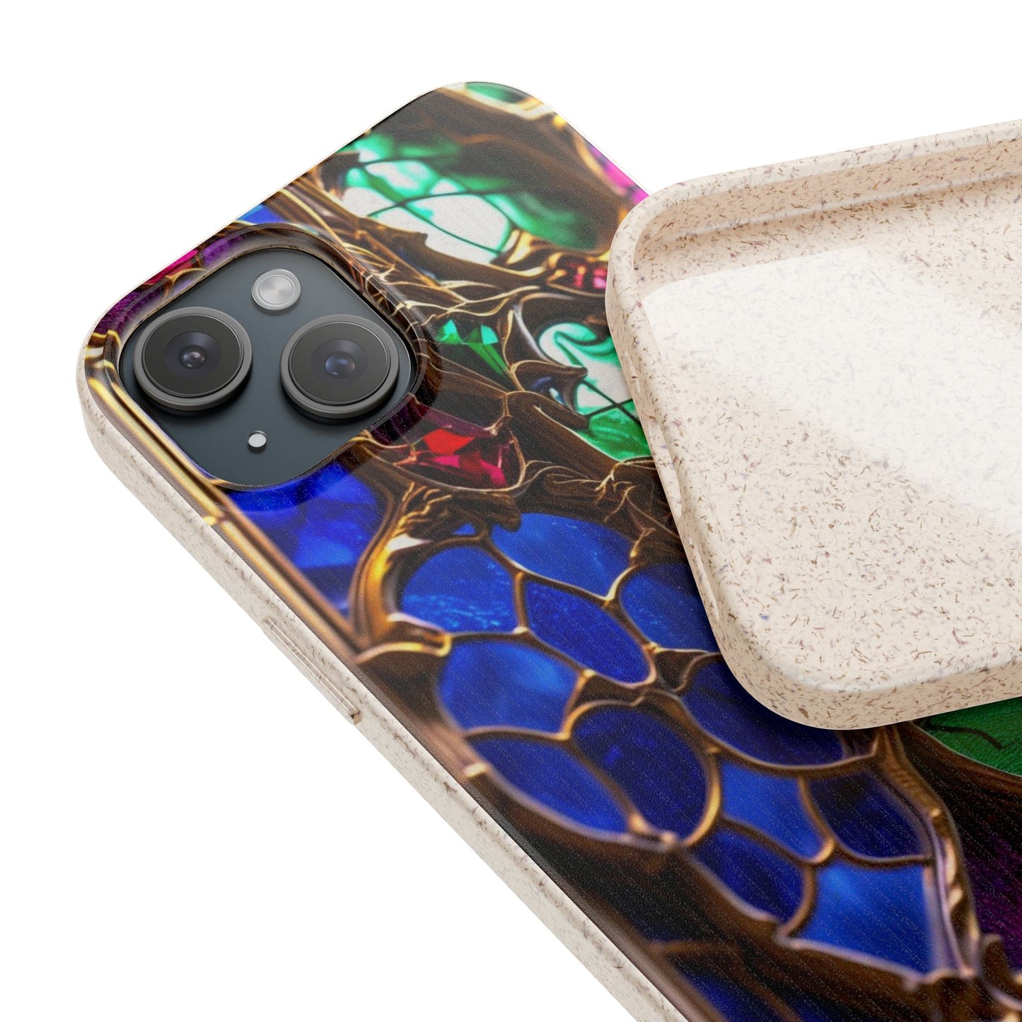 Eco-Friendly Biodegradable Phone Case - Stained Glass