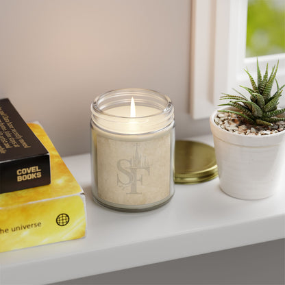 Spires and Facts Coconut Apricot Scented Candles