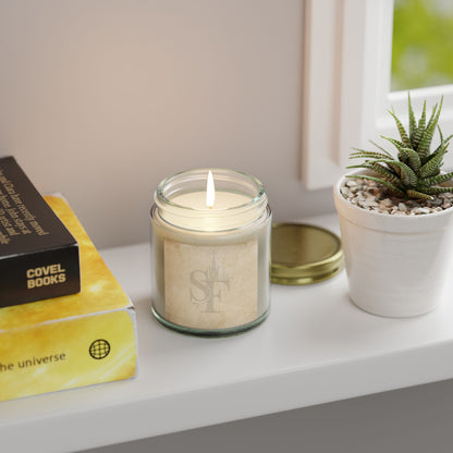 Spires and Facts Coconut Apricot Scented Candles