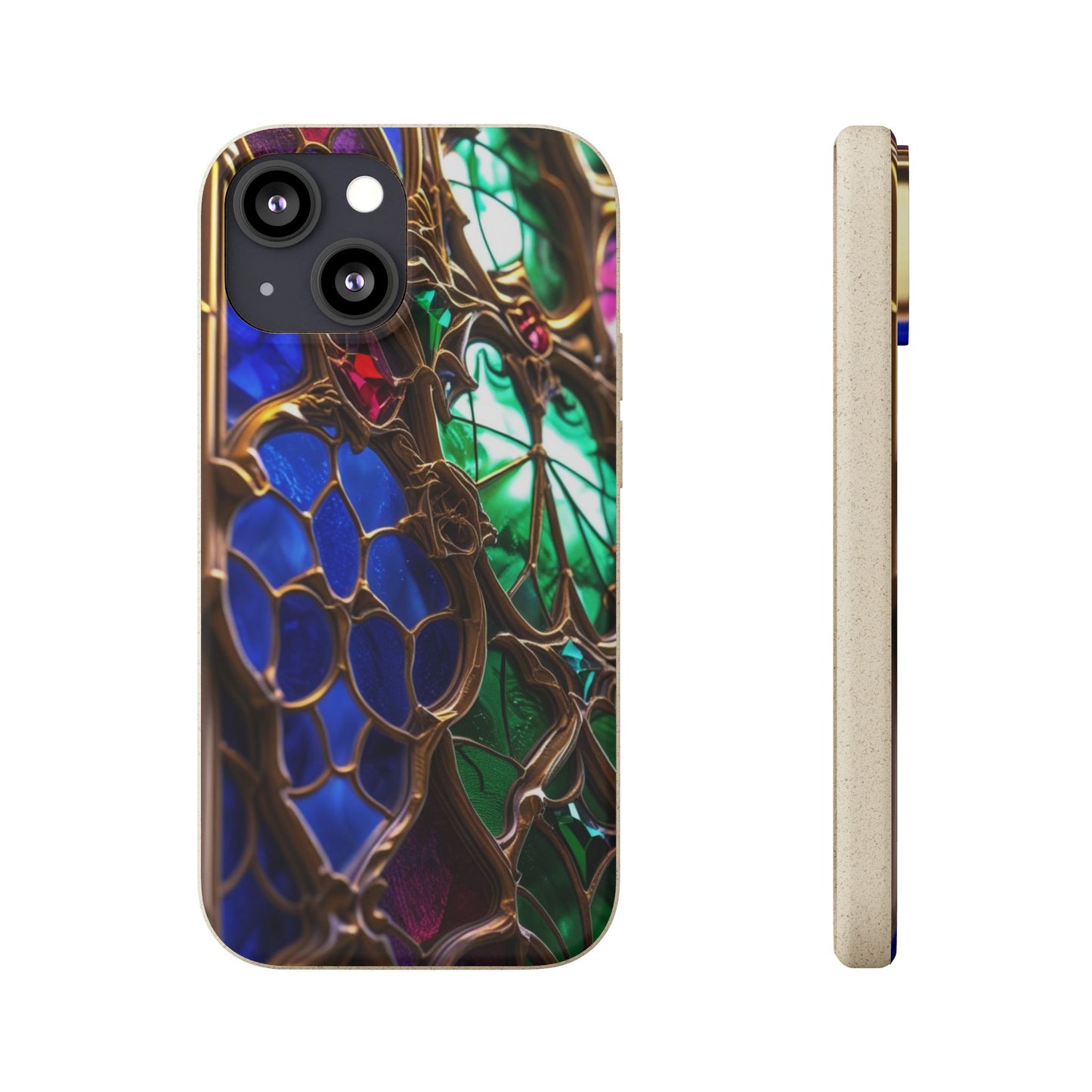 Eco-Friendly Biodegradable Phone Case - Stained Glass
