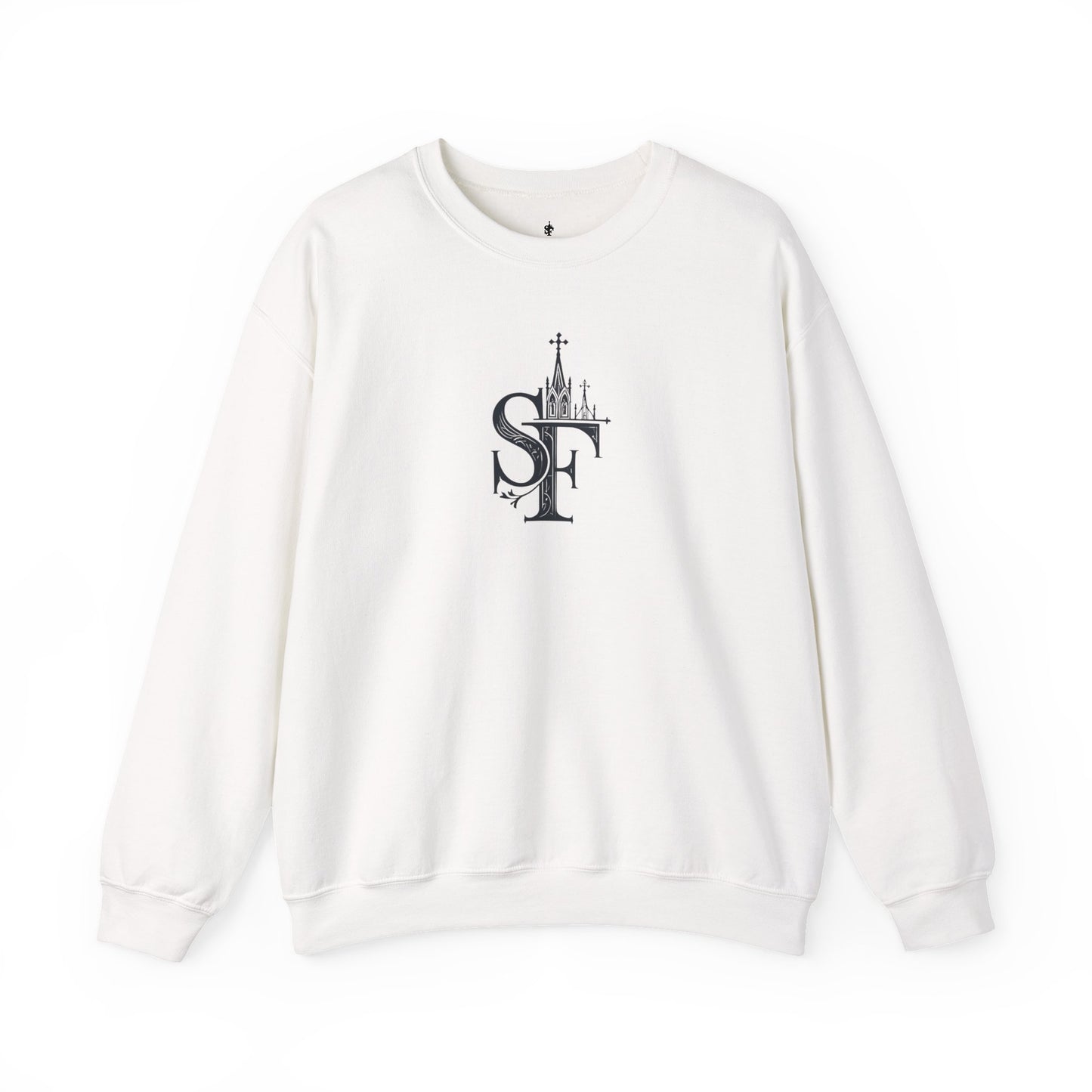 Dark Sweatshirt with SF Graphic - Cozy Essentials