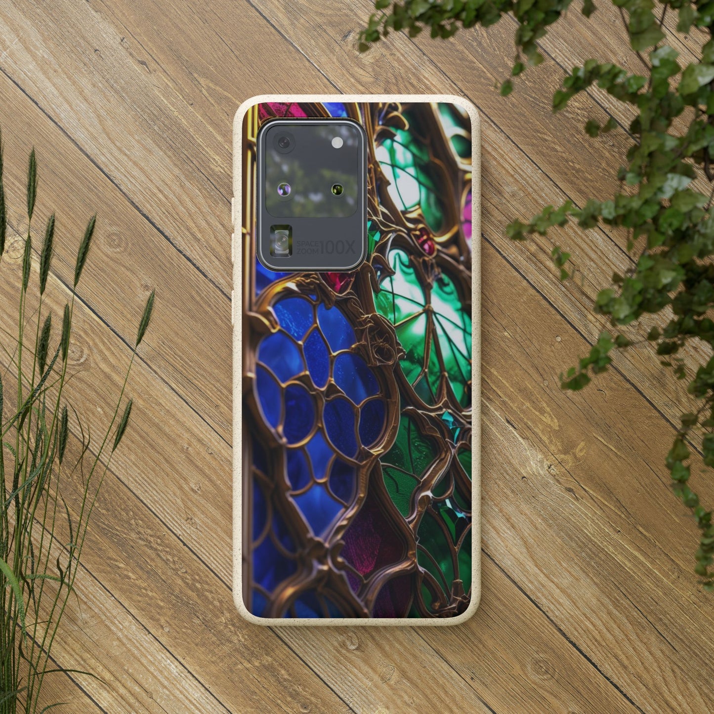 Eco-Friendly Biodegradable Phone Case - Stained Glass