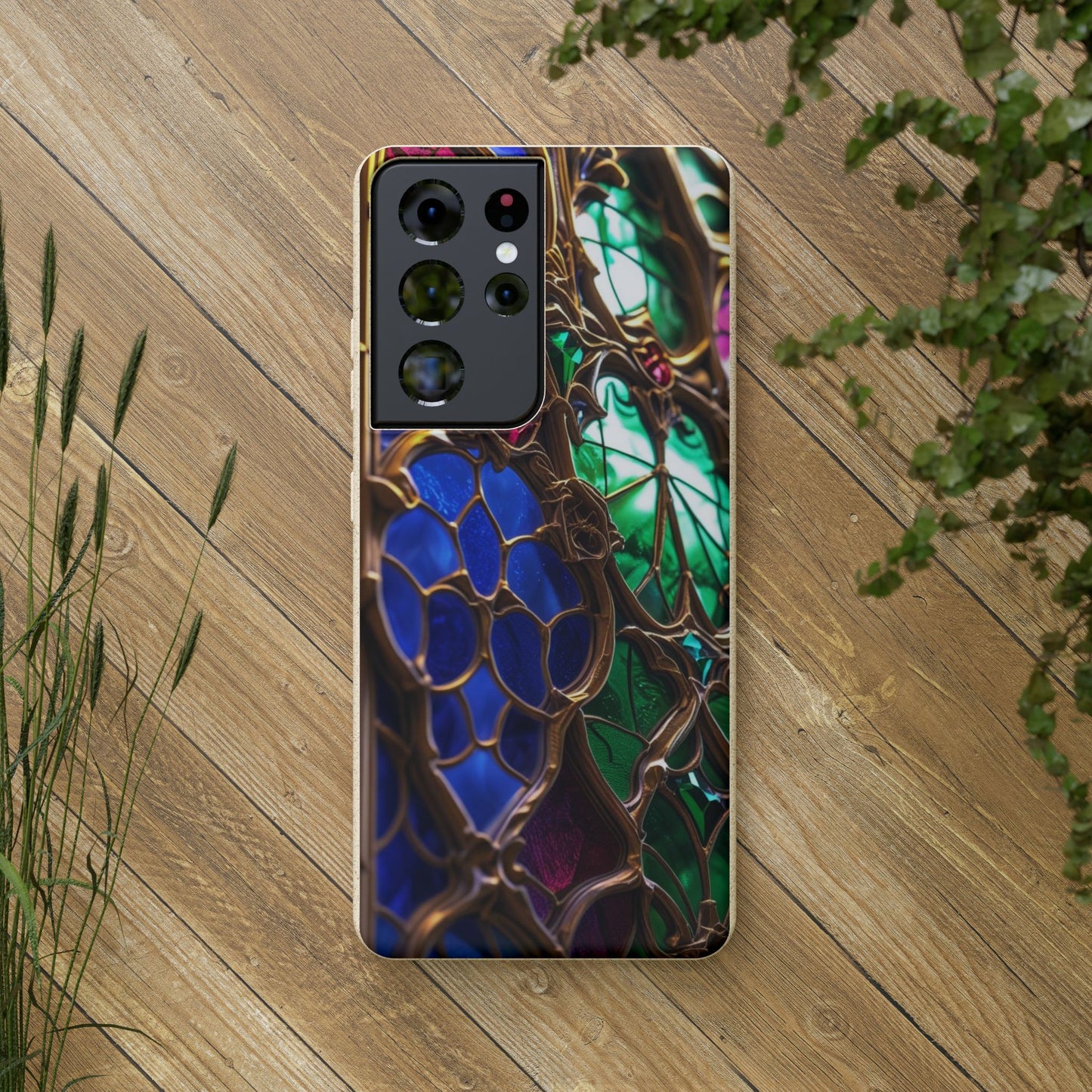 Eco-Friendly Biodegradable Phone Case - Stained Glass