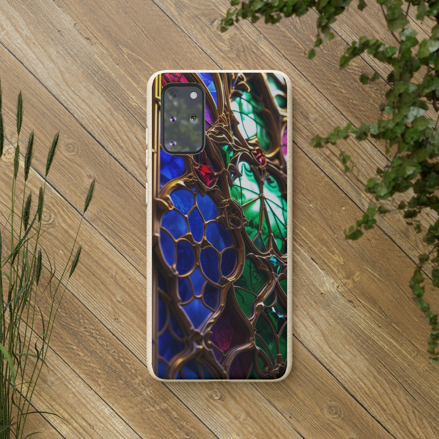Eco-Friendly Biodegradable Phone Case - Stained Glass