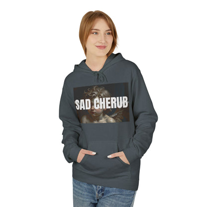Sad Cherub Fleece Hoodie - Cozy Essentials