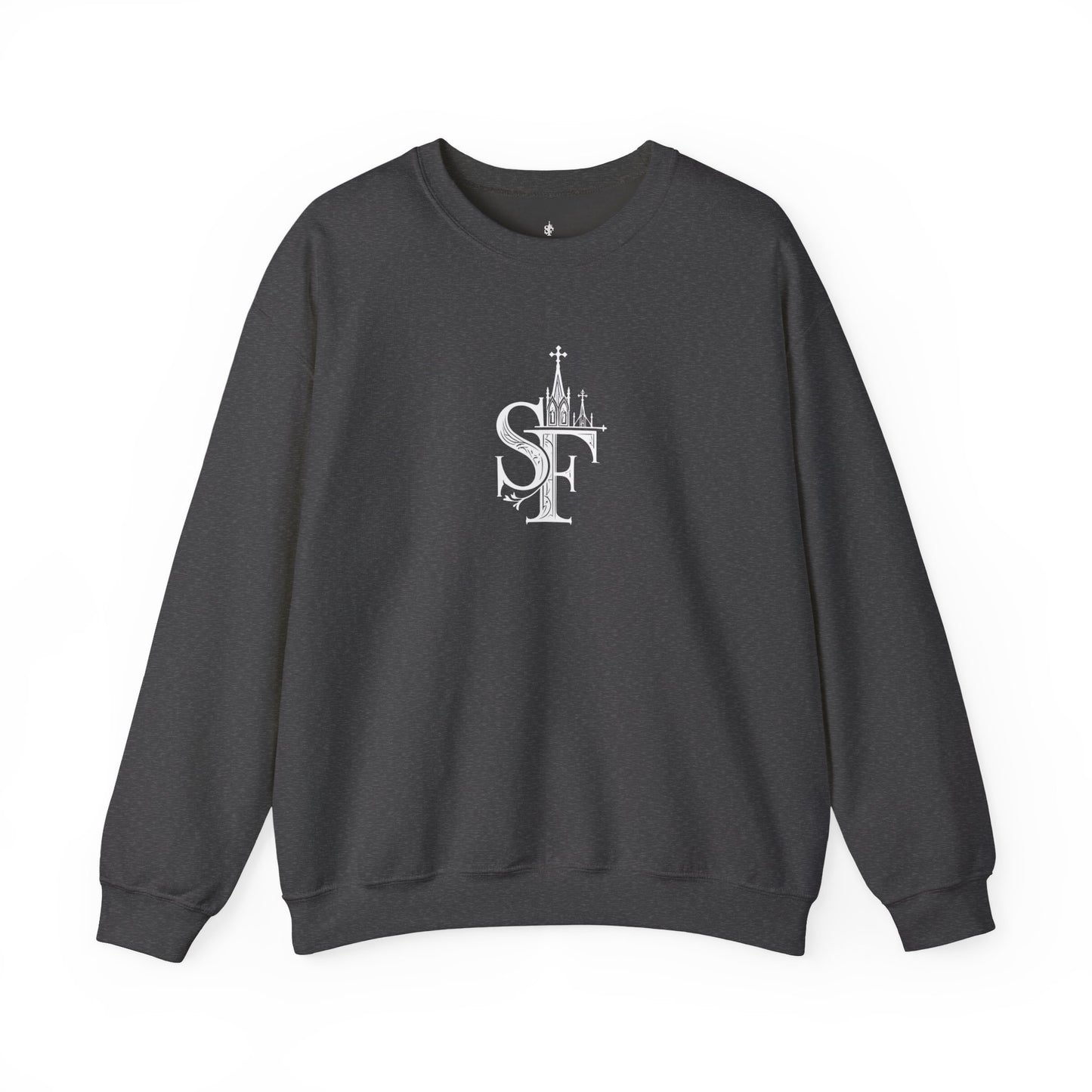 Dark Sweatshirt with SF Graphic - Cozy Essentials