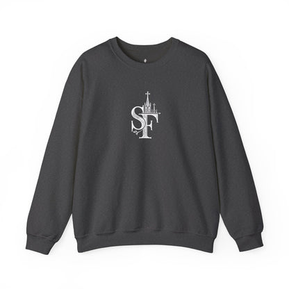 Dark Sweatshirt with SF Graphic - Cozy Essentials