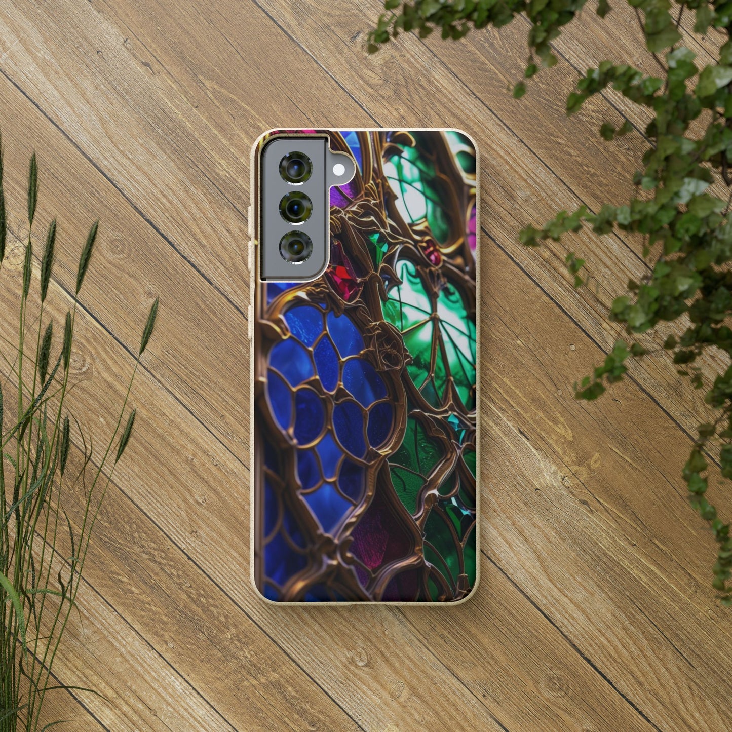 Eco-Friendly Biodegradable Phone Case - Stained Glass
