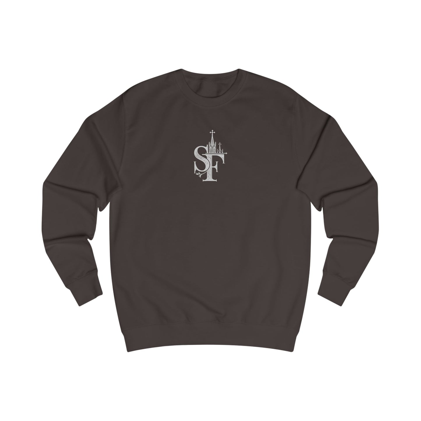 Dark Sweatshirt with SF Graphic - Cozy Essentials