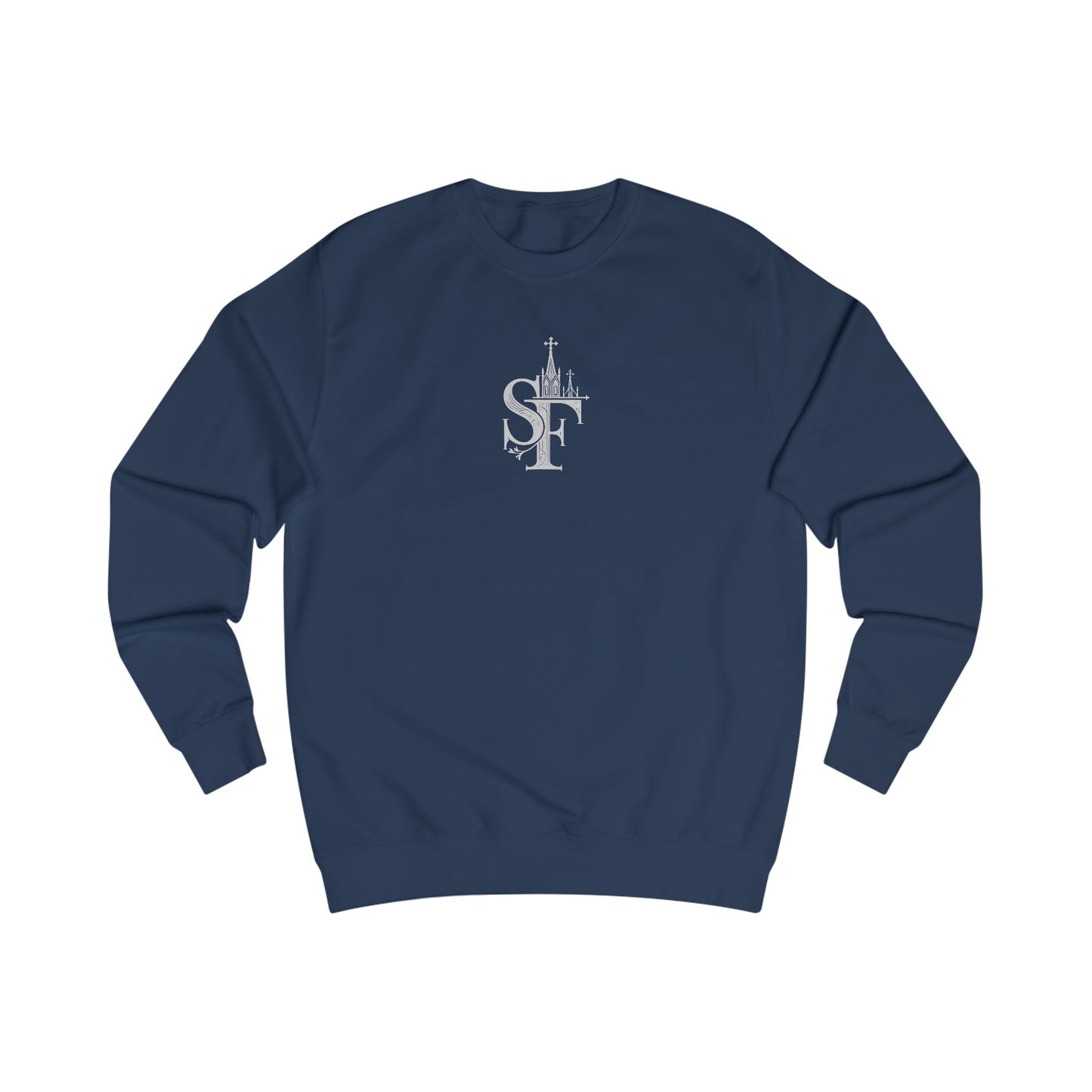 Dark Sweatshirt with SF Graphic - Cozy Essentials