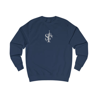 Dark Sweatshirt with SF Graphic - Cozy Essentials
