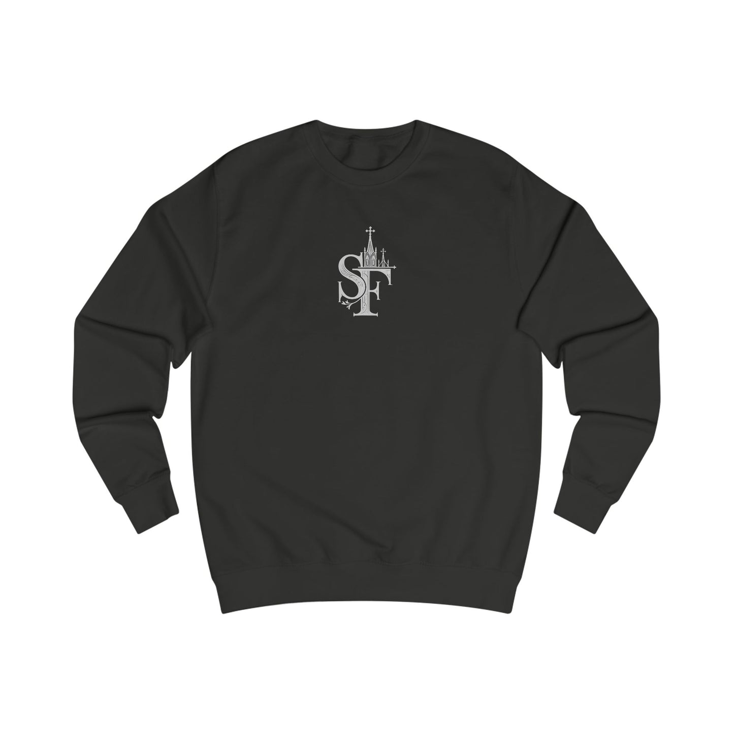 Dark Sweatshirt with SF Graphic - Cozy Essentials