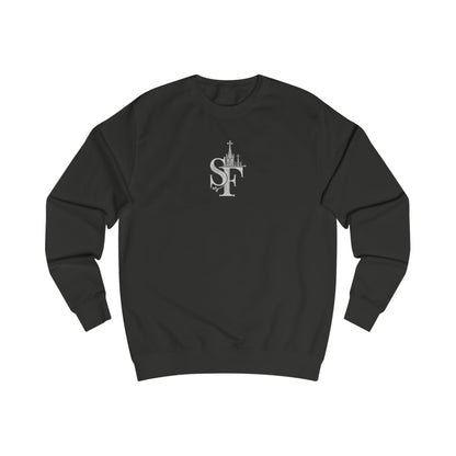 Dark Sweatshirt with SF Graphic - Cozy Essentials
