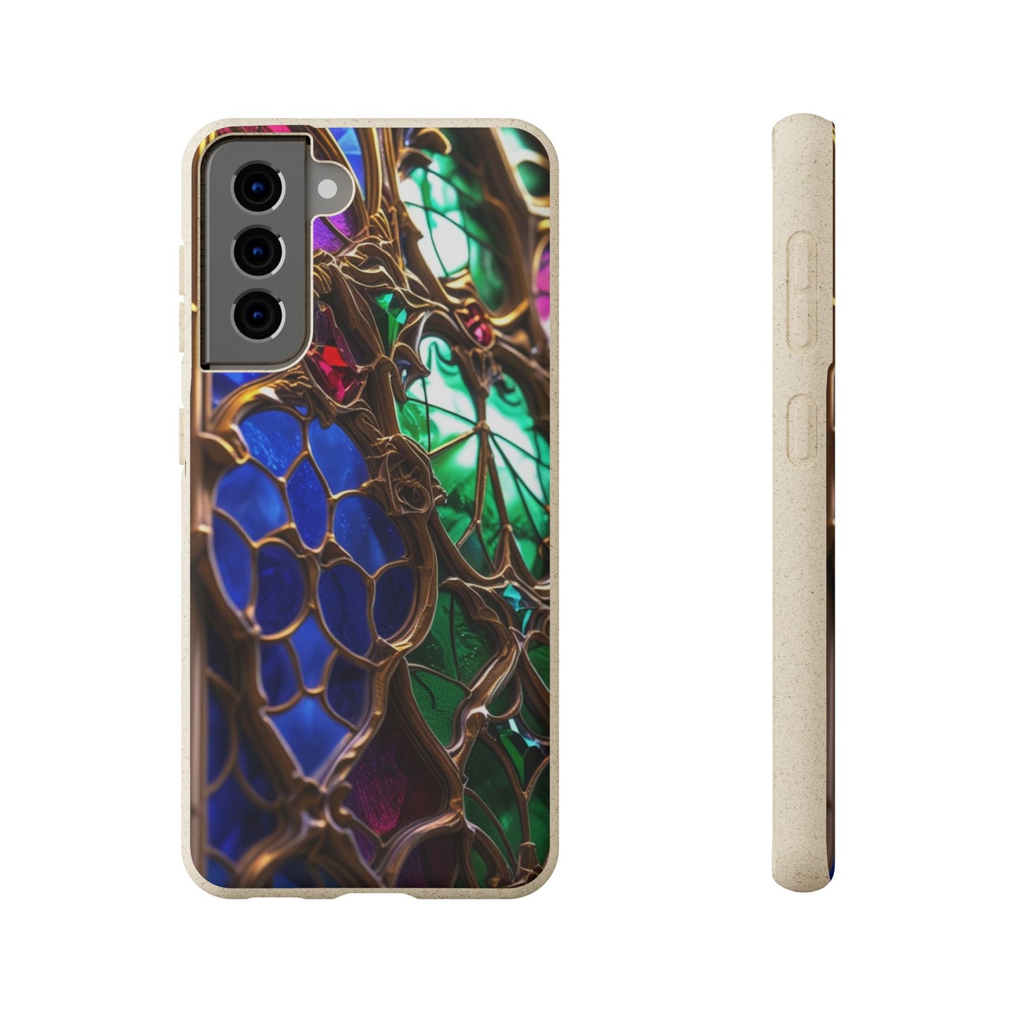 Eco-Friendly Biodegradable Phone Case - Stained Glass