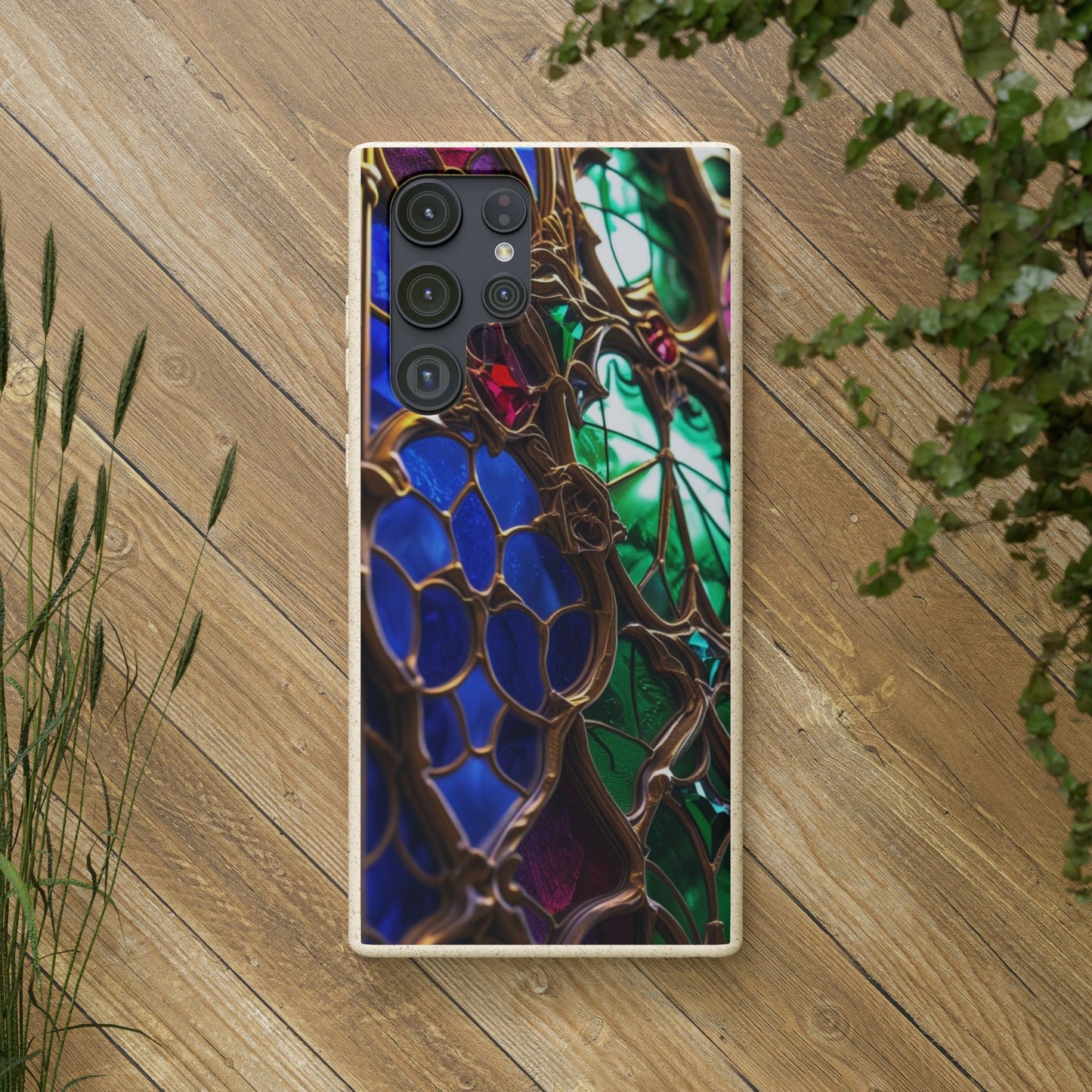 Eco-Friendly Biodegradable Phone Case - Stained Glass