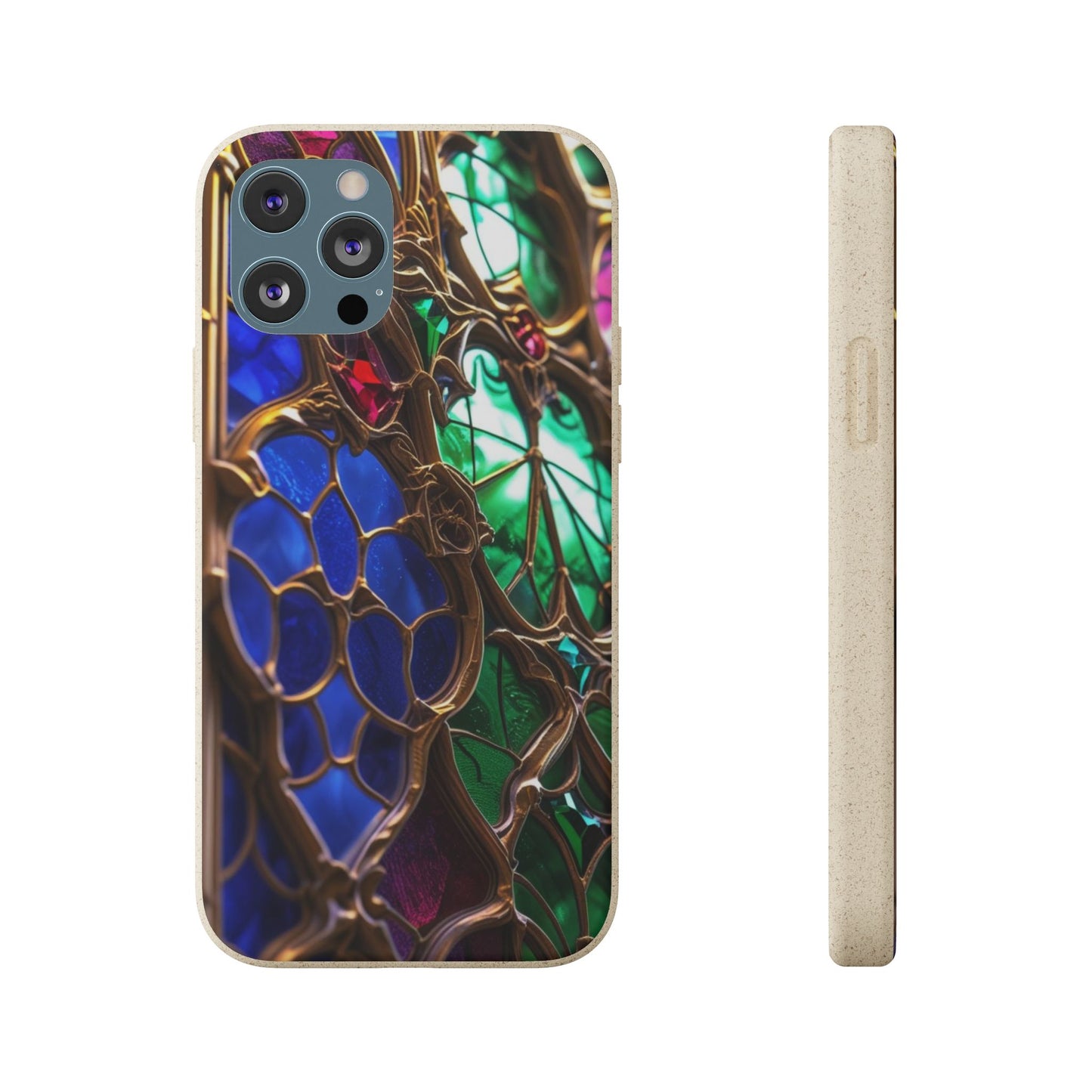 Eco-Friendly Biodegradable Phone Case - Stained Glass