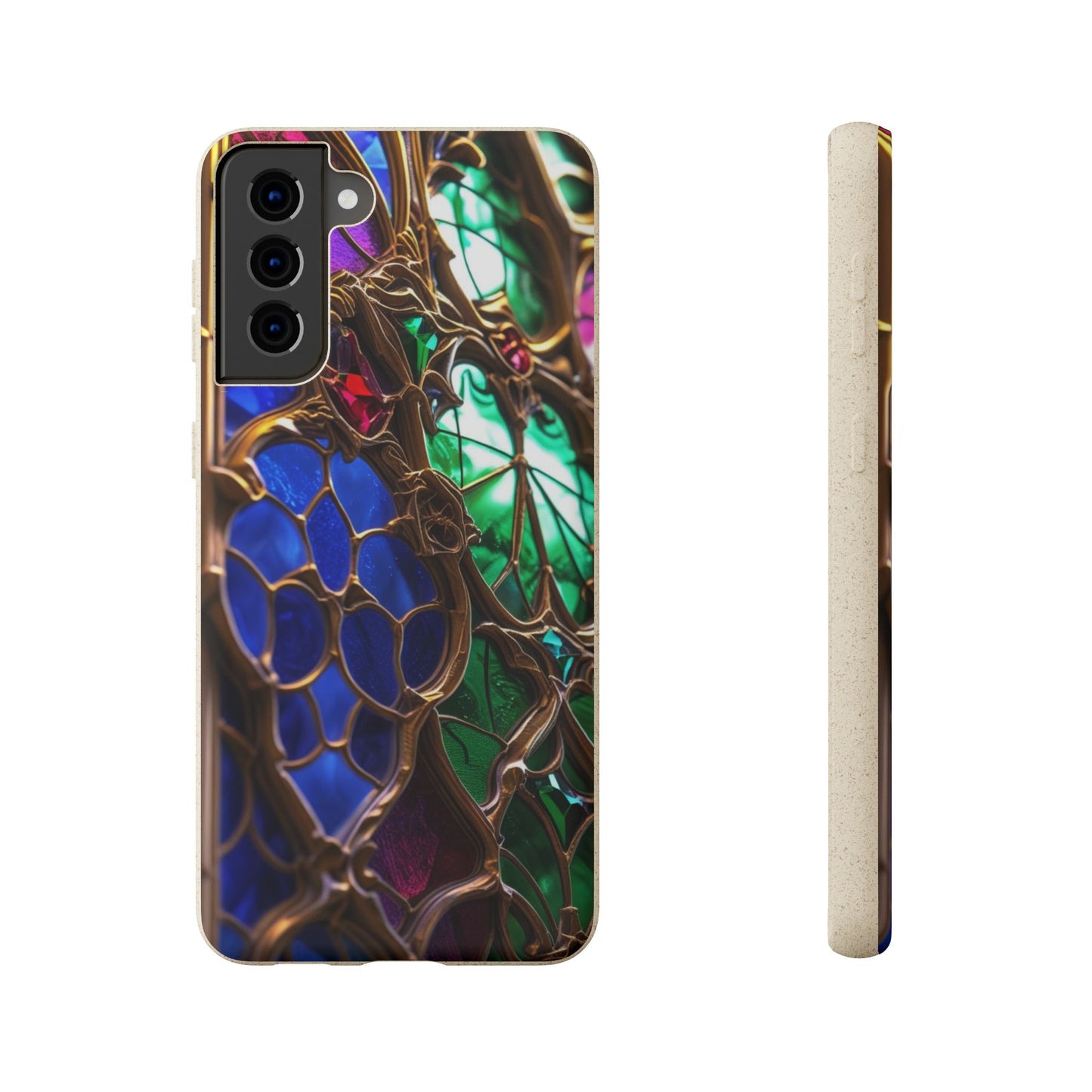Eco-Friendly Biodegradable Phone Case - Stained Glass