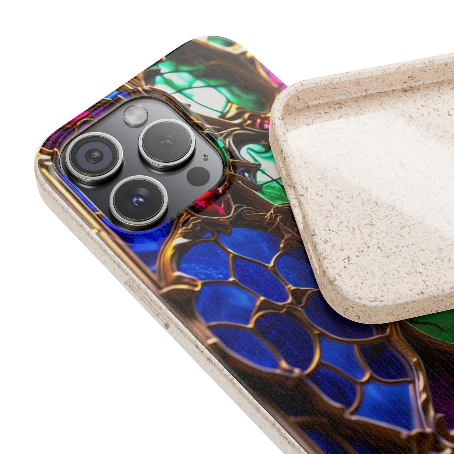 Eco-Friendly Biodegradable Phone Case - Stained Glass