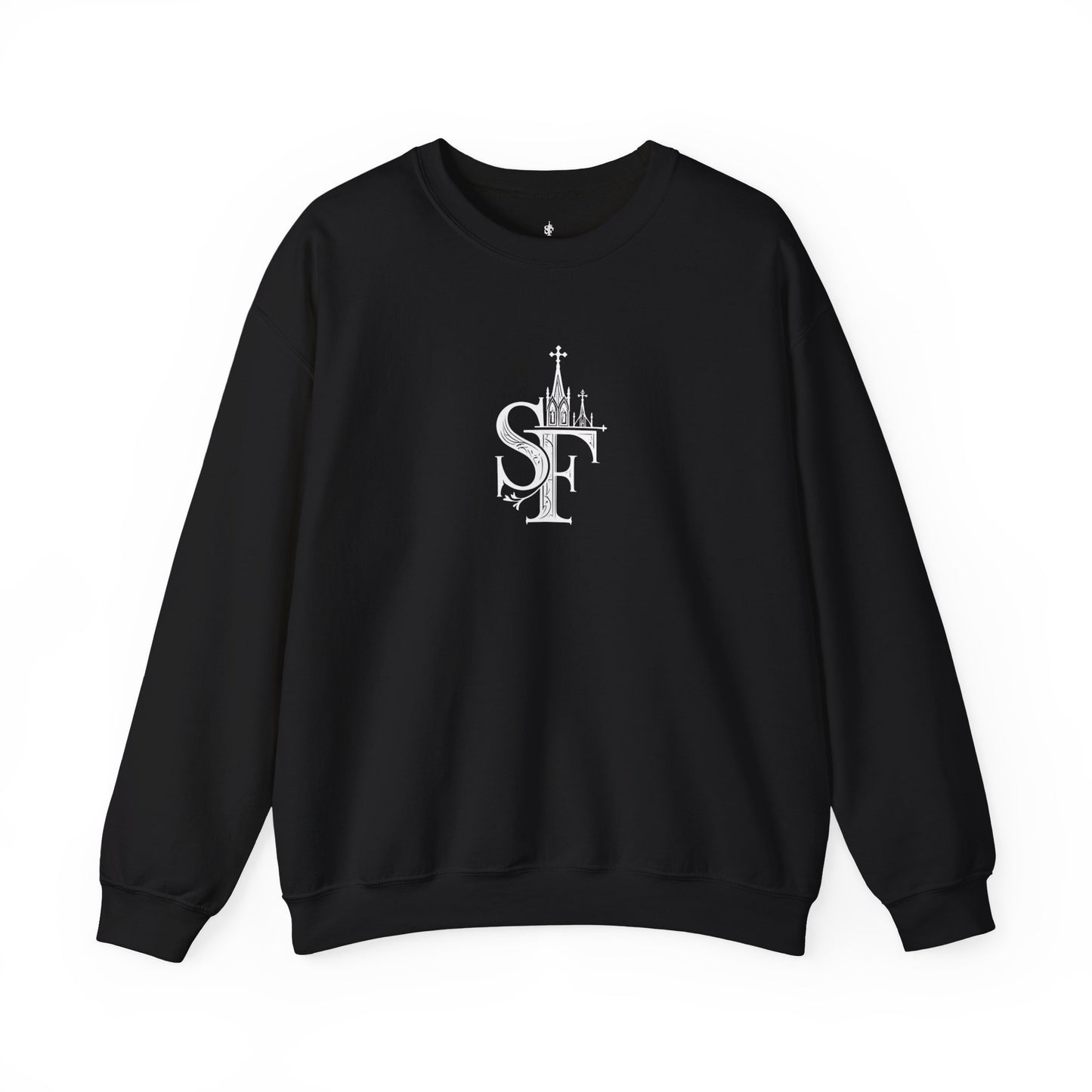 Dark Sweatshirt with SF Graphic - Cozy Essentials