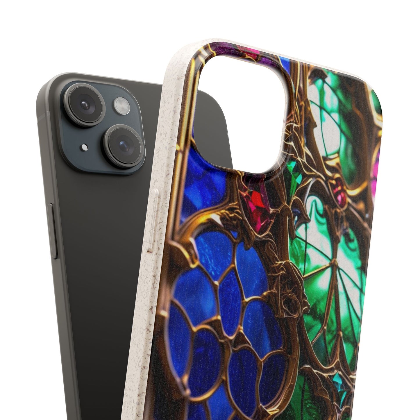 Eco-Friendly Biodegradable Phone Case - Stained Glass