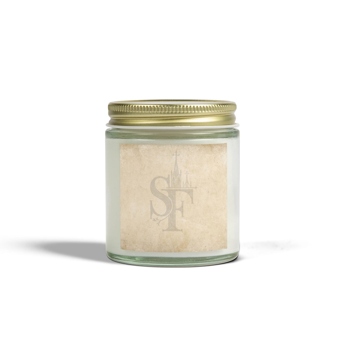 Spires and Facts Coconut Apricot Scented Candles