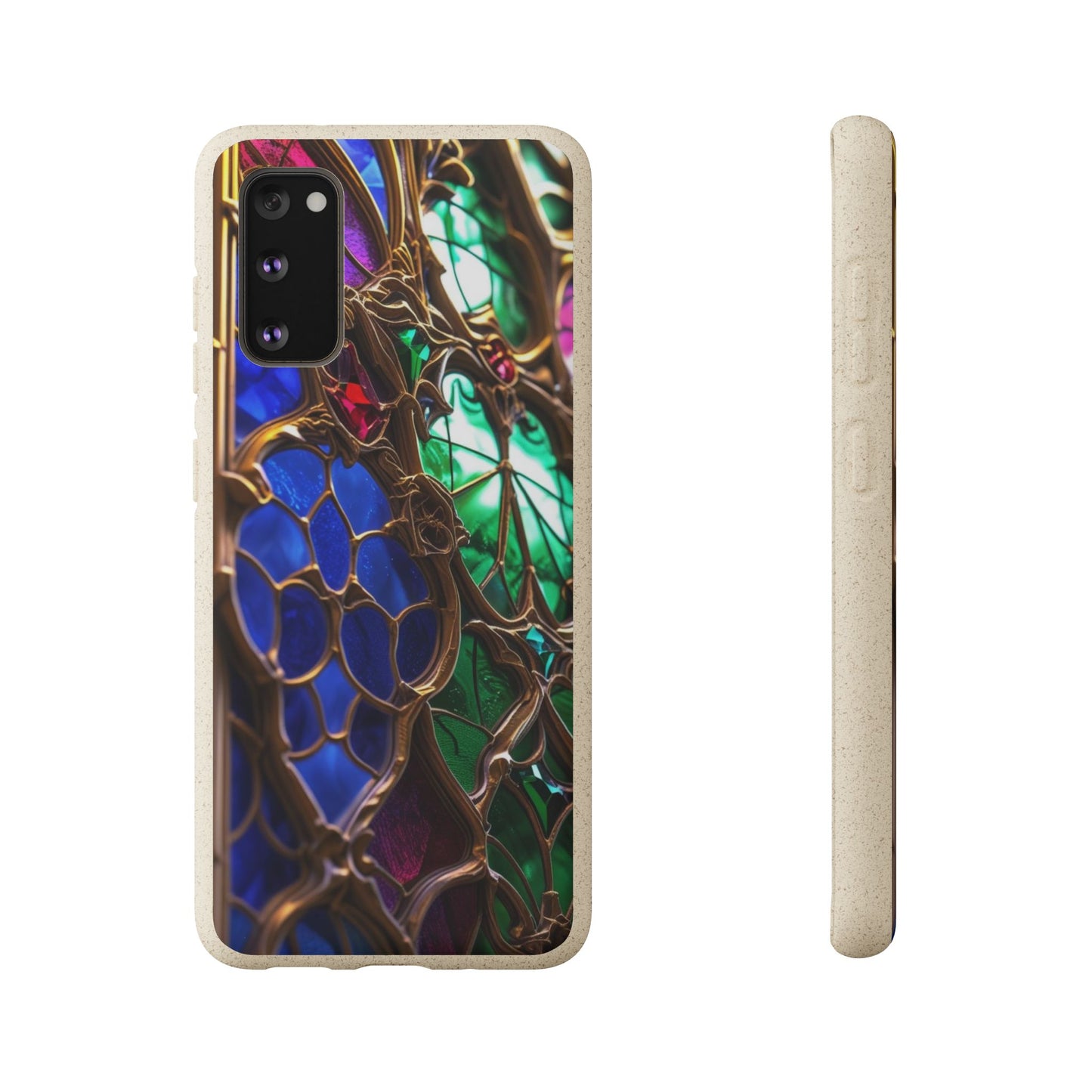 Eco-Friendly Biodegradable Phone Case - Stained Glass