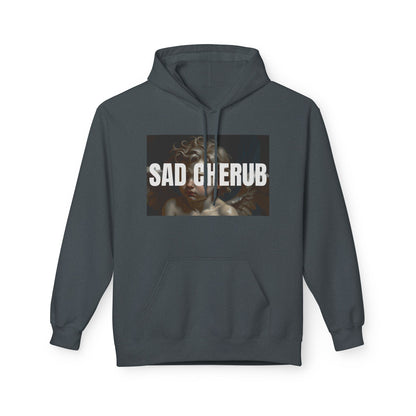 Sad Cherub Fleece Hoodie - Cozy Essentials