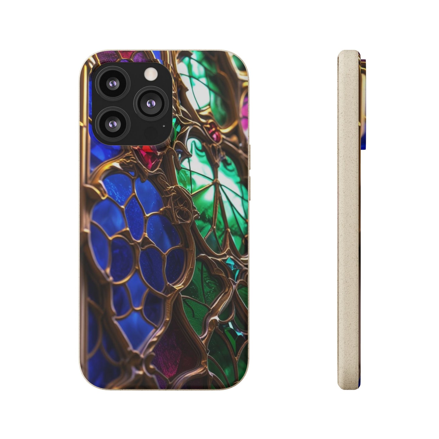 Eco-Friendly Biodegradable Phone Case - Stained Glass