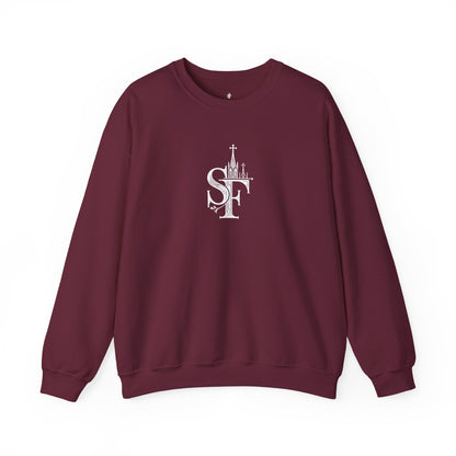 Dark Sweatshirt with SF Graphic - Cozy Essentials