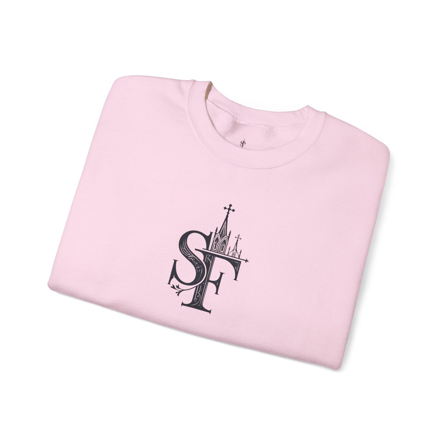Dark Sweatshirt with SF Graphic - Cozy Essentials