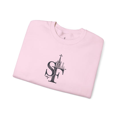 Dark Sweatshirt with SF Graphic - Cozy Essentials