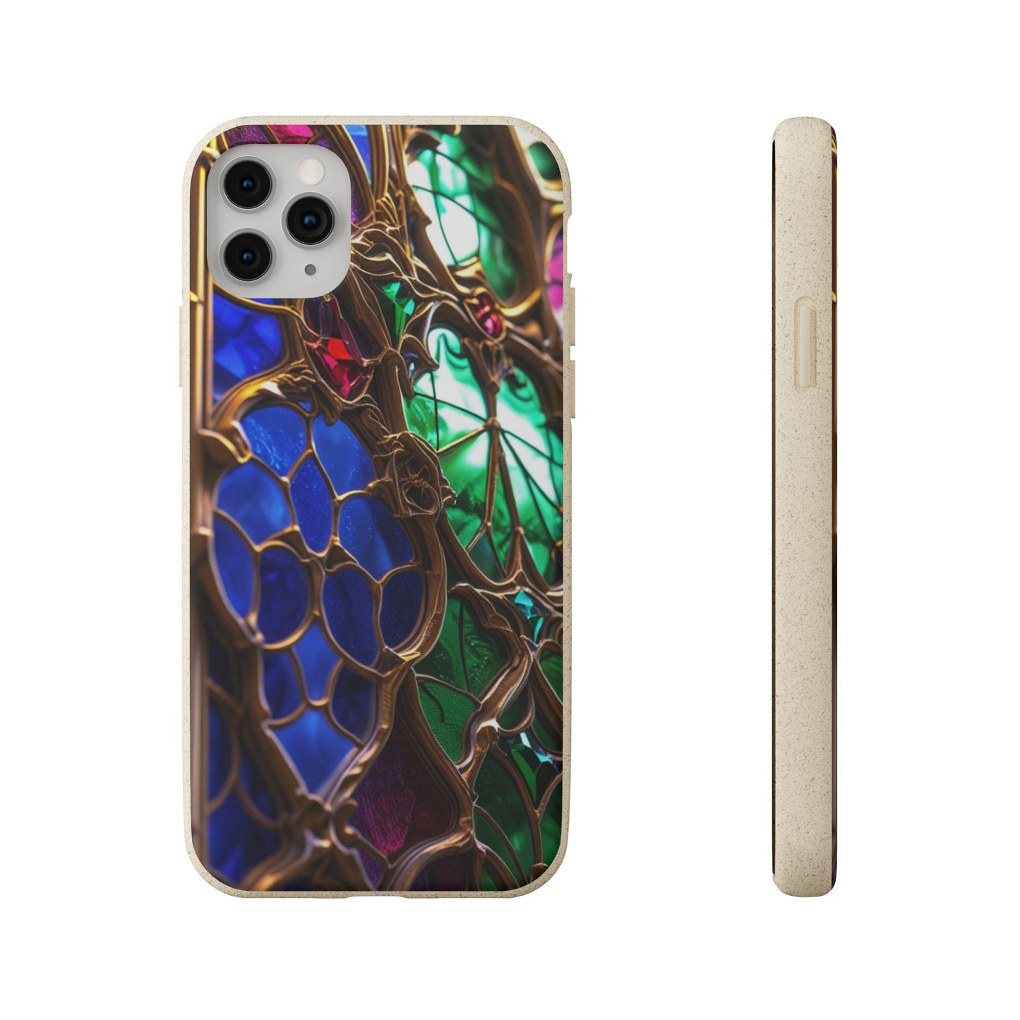 Eco-Friendly Biodegradable Phone Case - Stained Glass