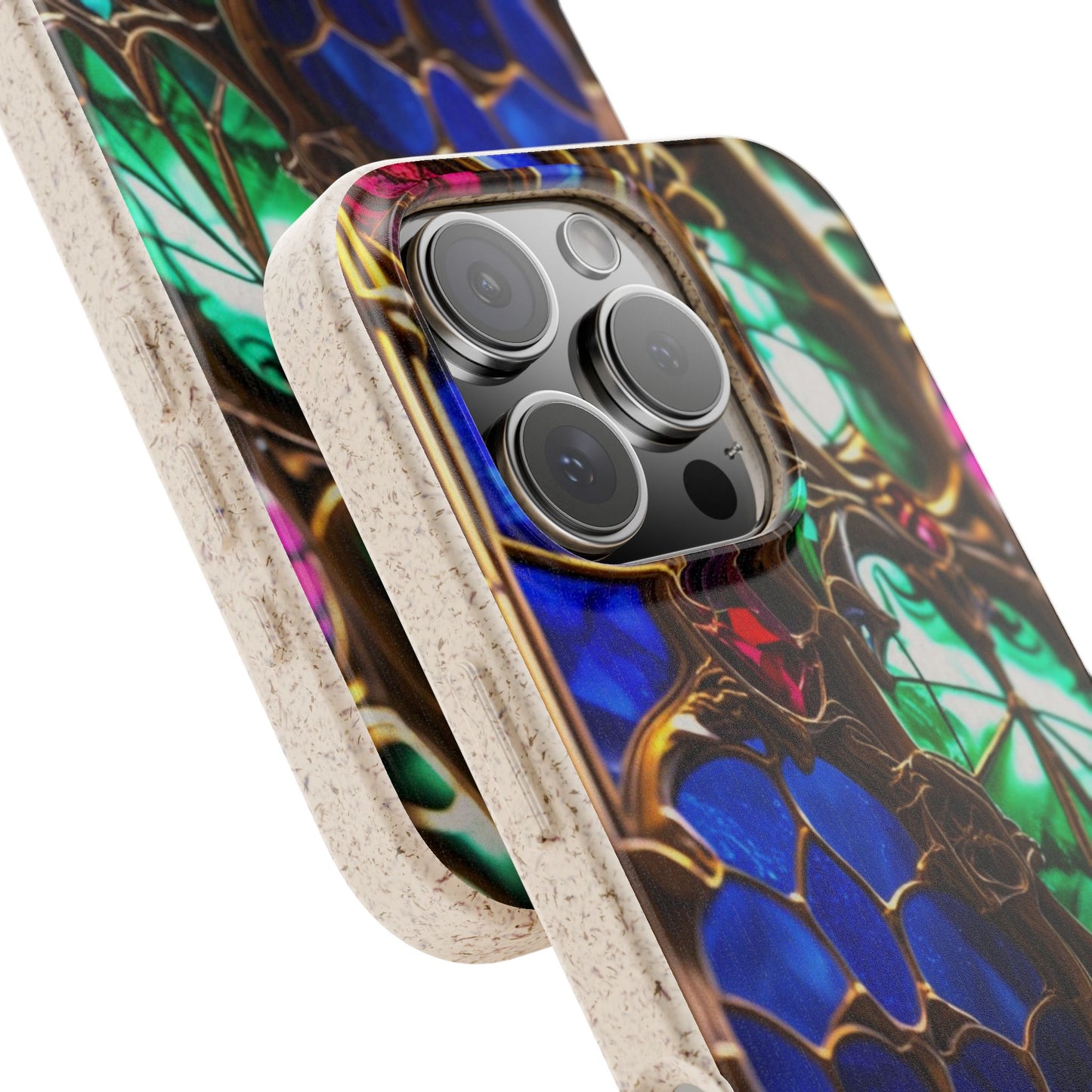 Eco-Friendly Biodegradable Phone Case - Stained Glass