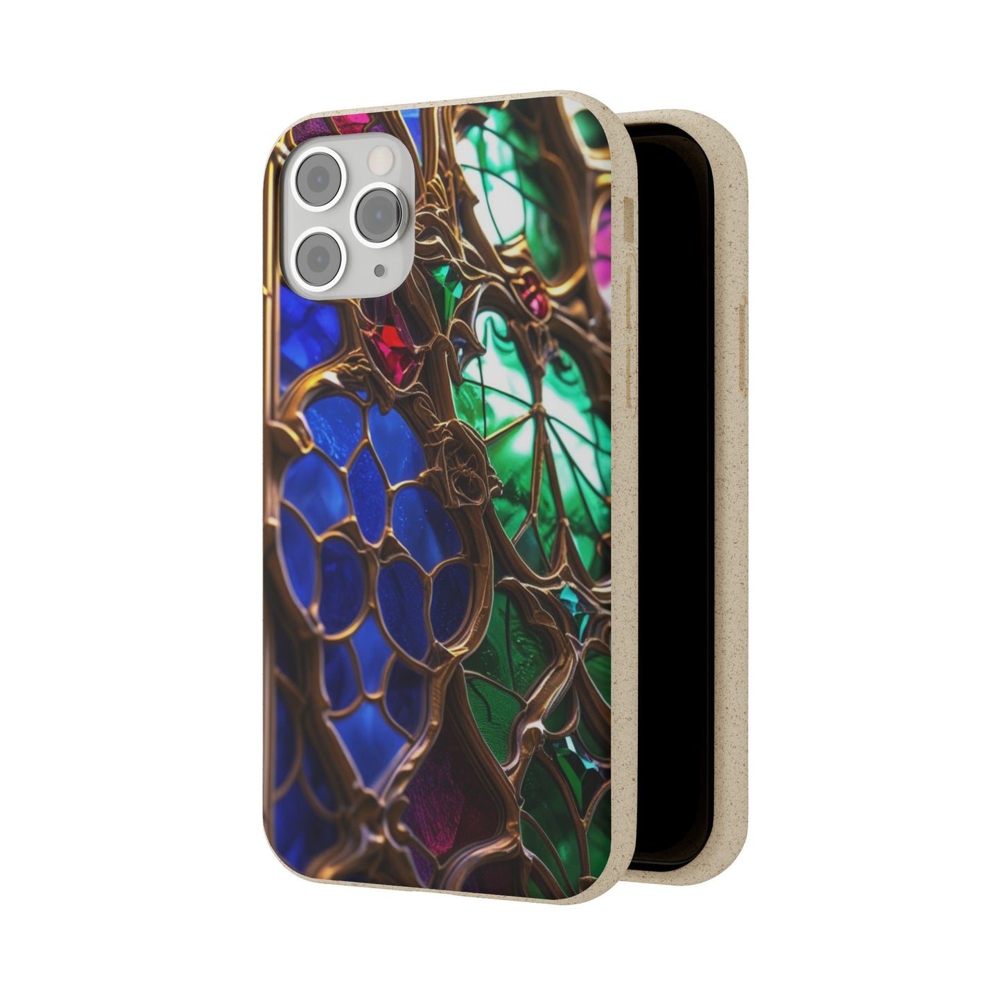 Eco-Friendly Biodegradable Phone Case - Stained Glass