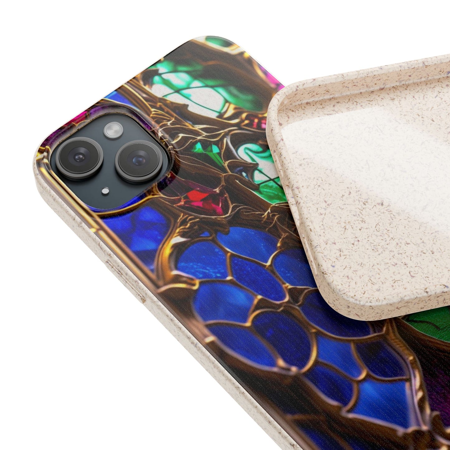 Eco-Friendly Biodegradable Phone Case - Stained Glass