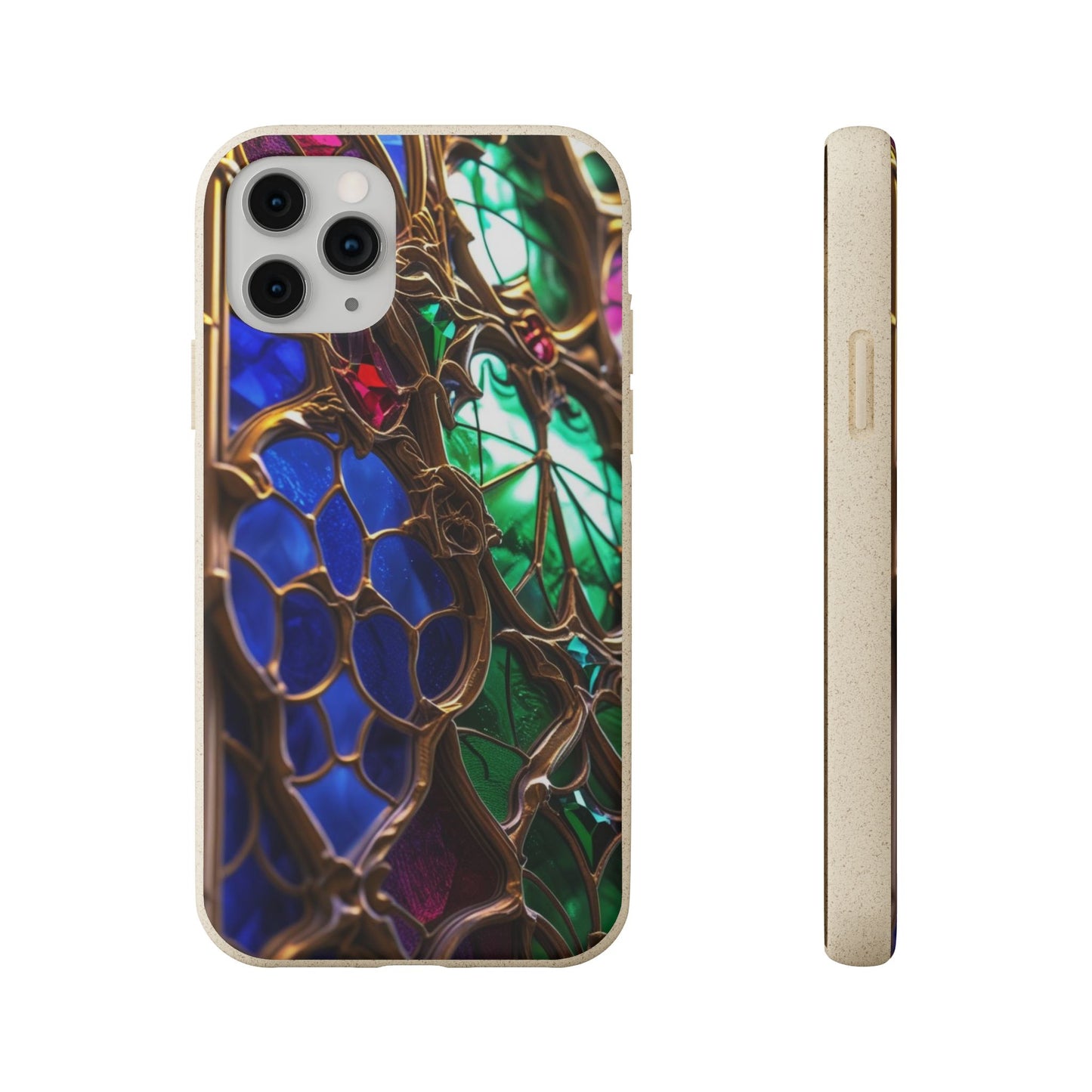 Eco-Friendly Biodegradable Phone Case - Stained Glass