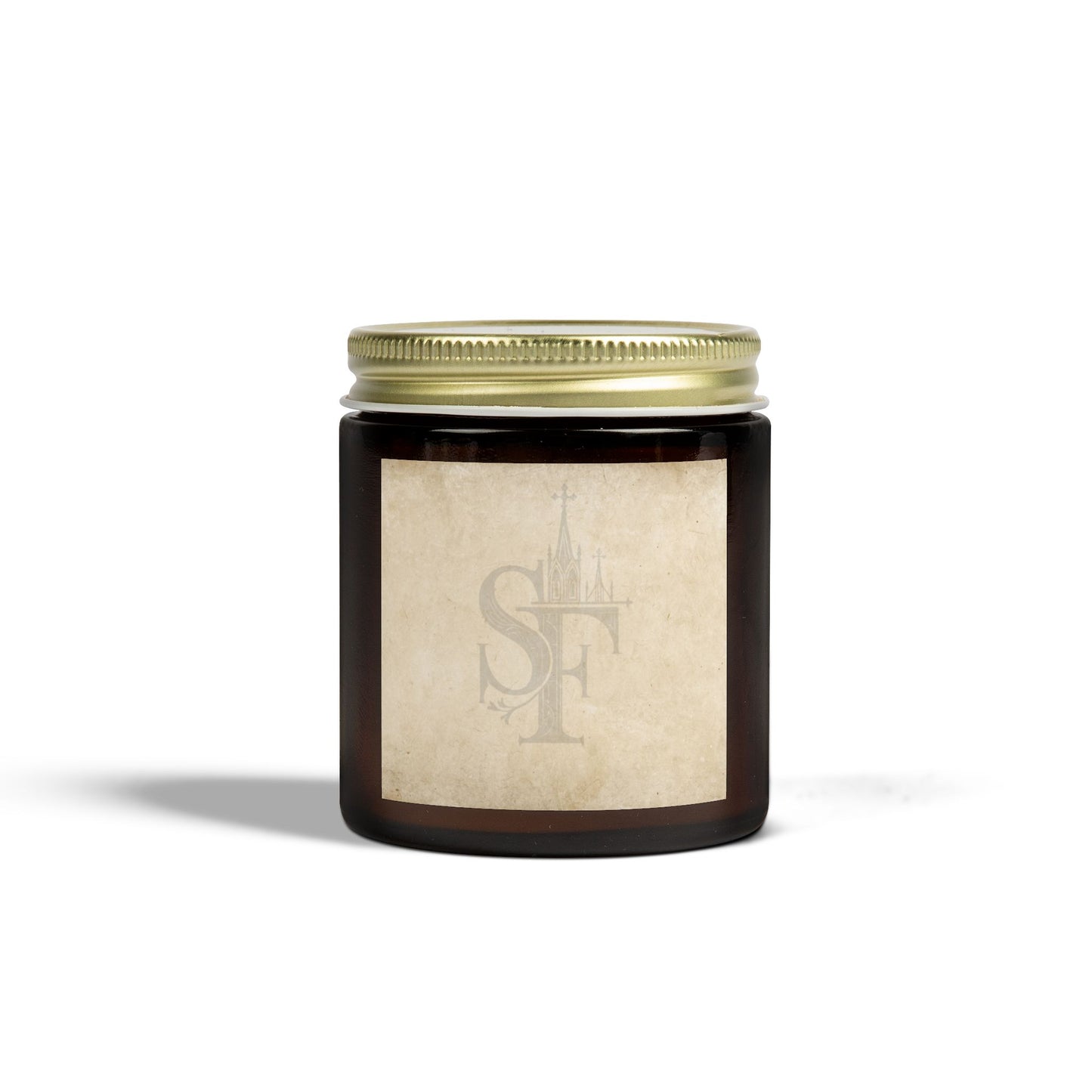 Spires and Facts Coconut Apricot Scented Candles