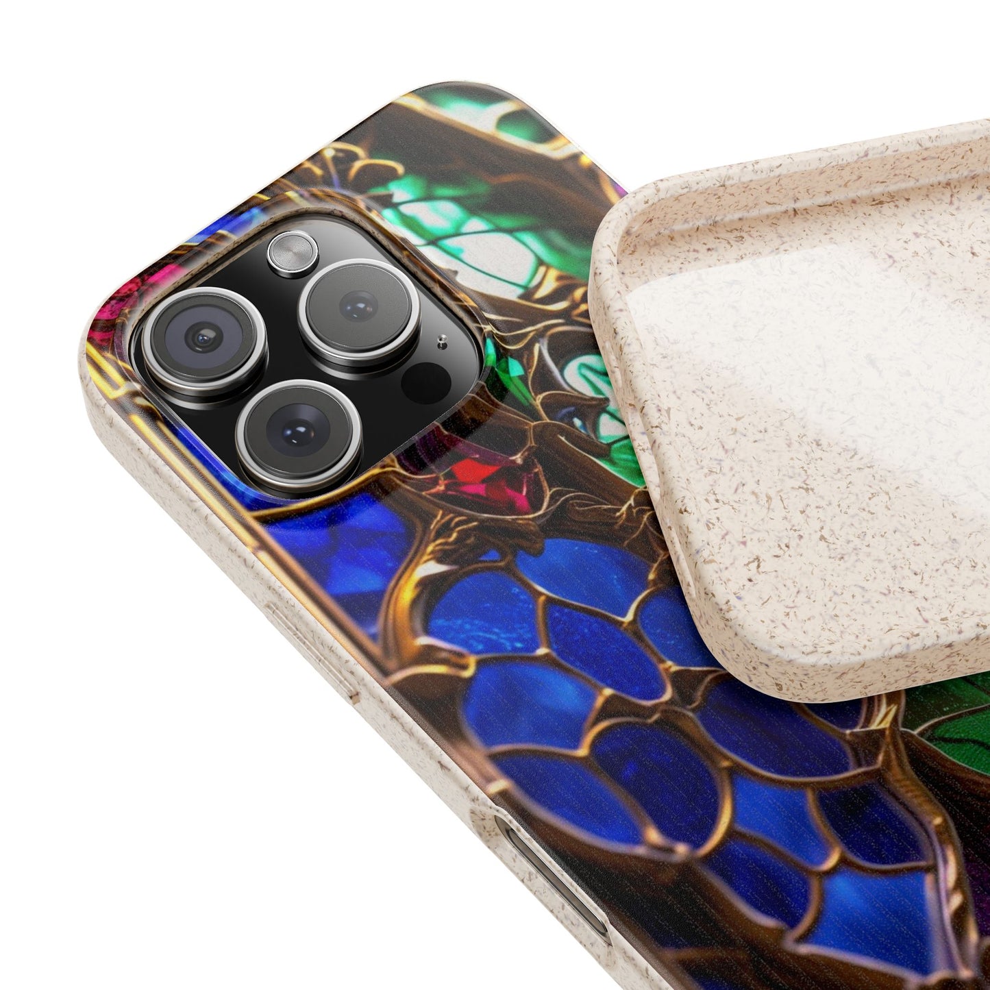 Eco-Friendly Biodegradable Phone Case - Stained Glass