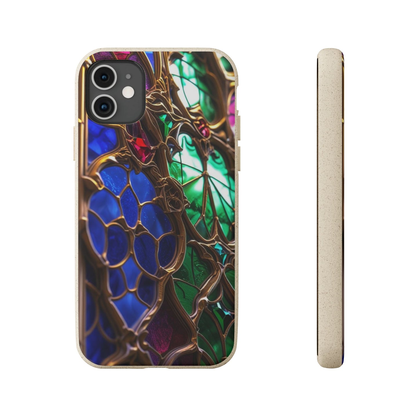 Eco-Friendly Biodegradable Phone Case - Stained Glass