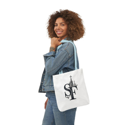 SF Monogram Canvas Tote