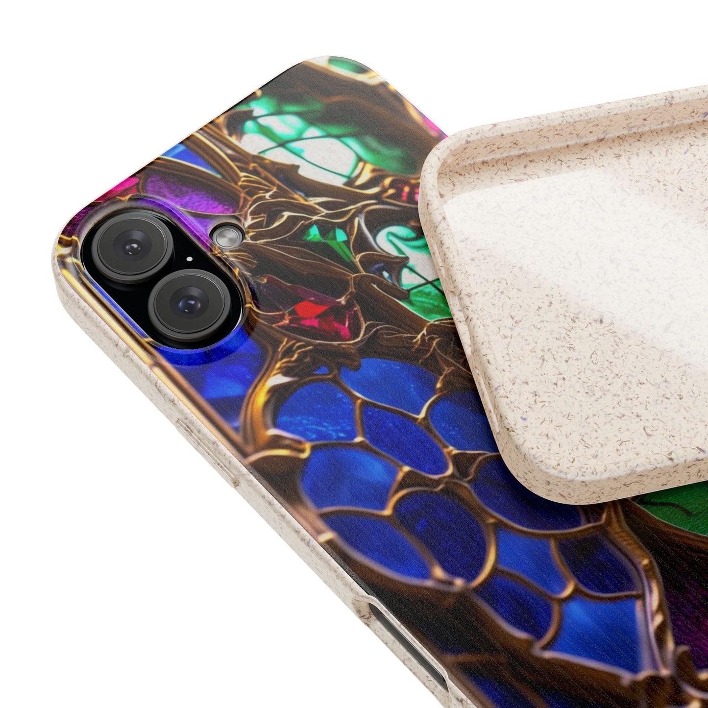 Eco-Friendly Biodegradable Phone Case - Stained Glass