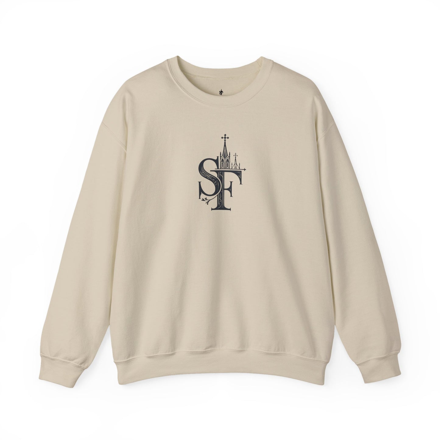 Dark Sweatshirt with SF Graphic - Cozy Essentials
