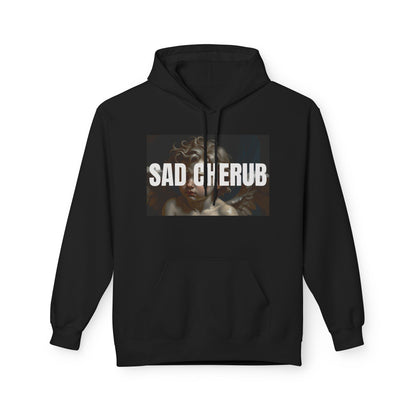 Sad Cherub Fleece Hoodie - Cozy Essentials